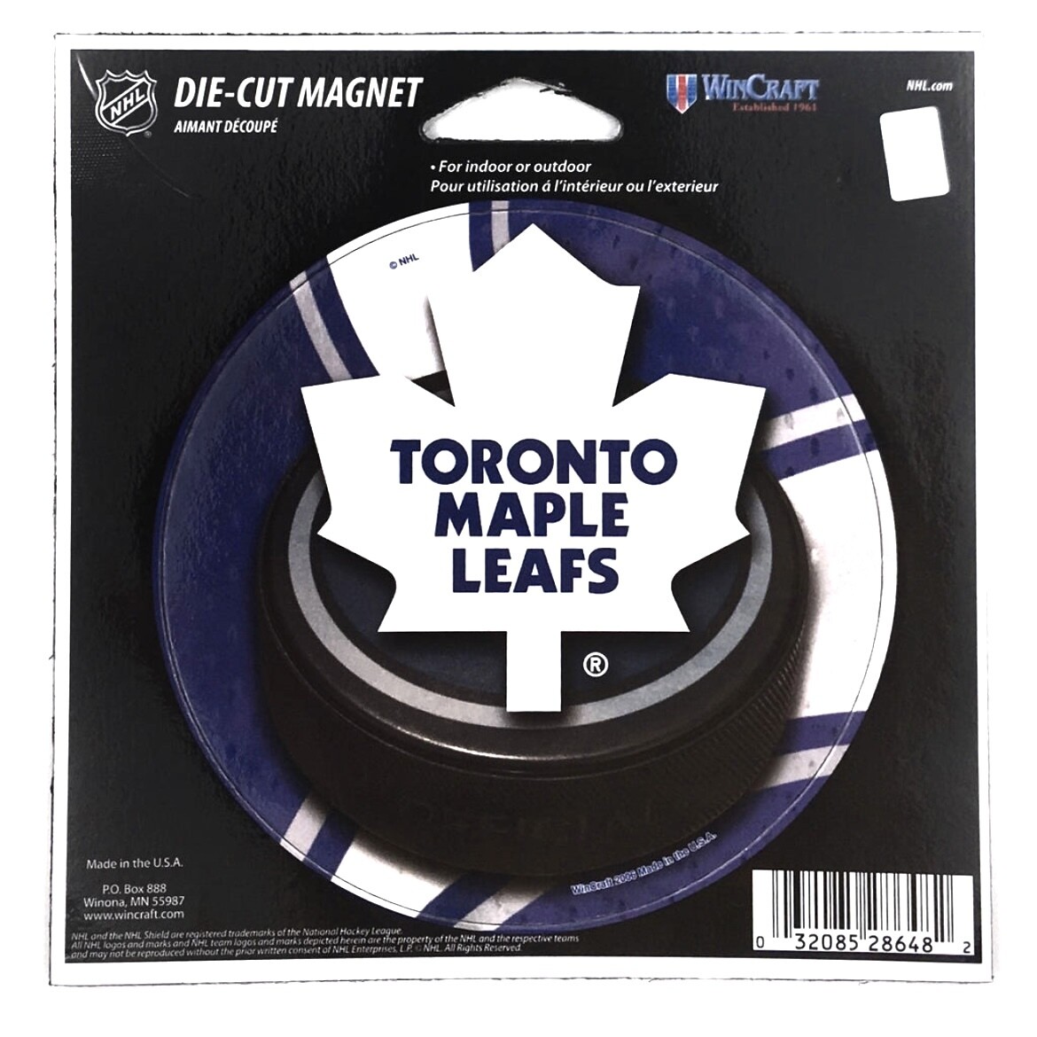 Toronto Maple Leafs Die Cut Logo Magnet