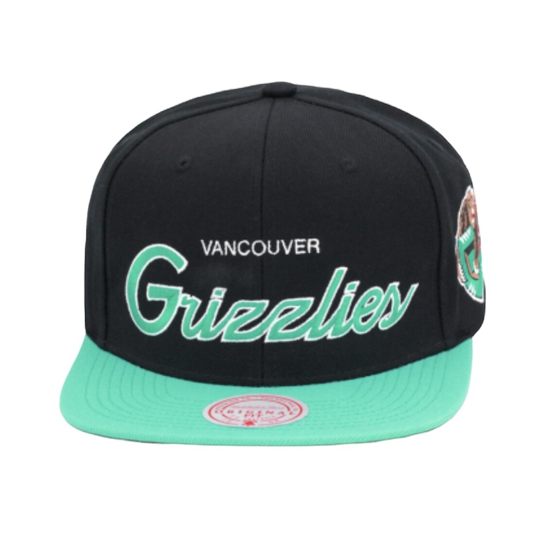 Vancouver Grizzlies Men's Mitchell & Ness Team Script 2.0 Snapback Hat