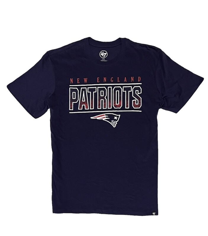 New England Patriots Men’s 47 Brand Rival T-Shirt New England Patriots Men’s 47 Brand Rival T-Shirt