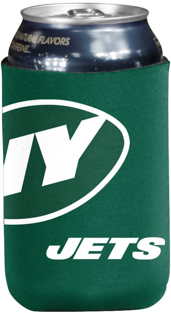 New York Jets Crest Logo 12 Ounce Can Cooler Koozie