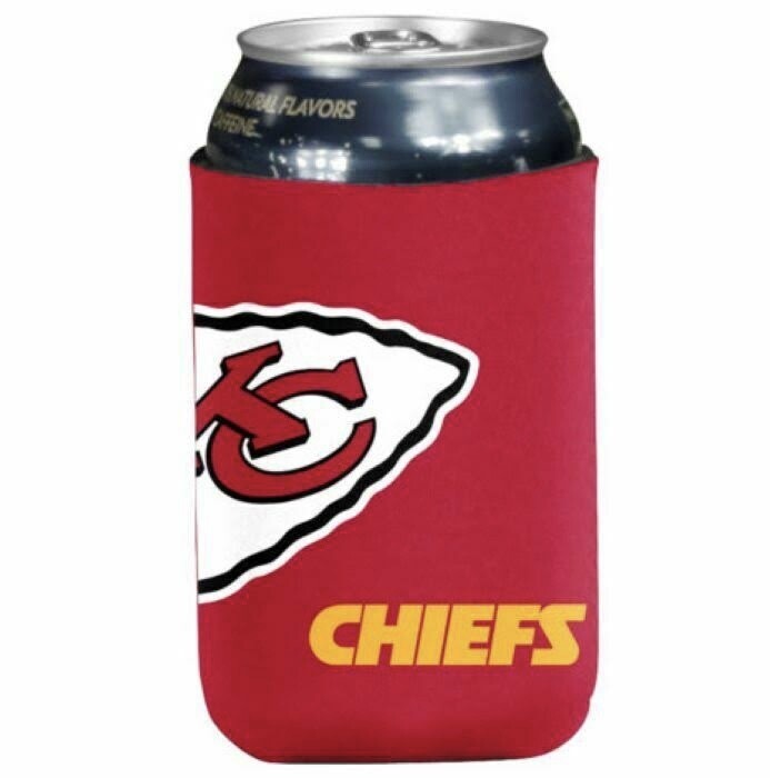 Kansas City Chiefs Crest Logo 12 Ounce Can Cooler Koozie