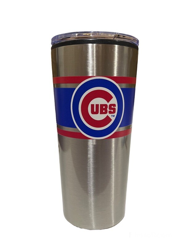 Chicago Cubs Stripe 20 oz Fusion Tumbler