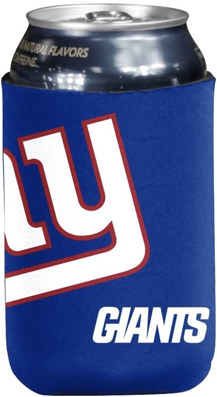 New York Giants Crest Logo 12 Ounce Can Cooler Koozie