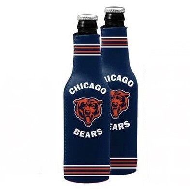 Chicago Bears Crest Logo 12 Ounce Bottle Cooler