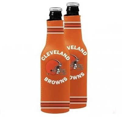 Cleveland Browns Crest Logo 12 Ounce Bottle Cooler