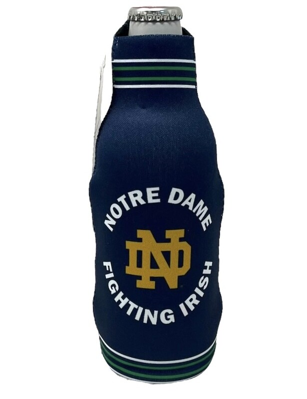 Notre Dame Fighting Irish Crest Logo 12 Ounce Bottle Cooler