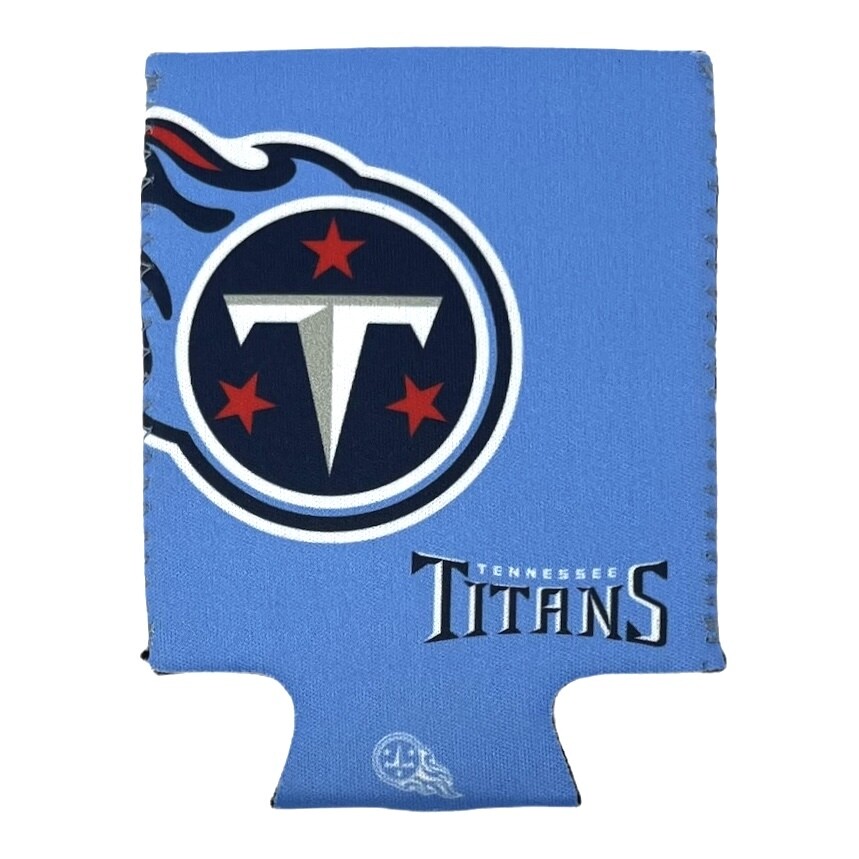 Tennessee Titans Oversized Logo 12 Ounce Can Cooler Koozie