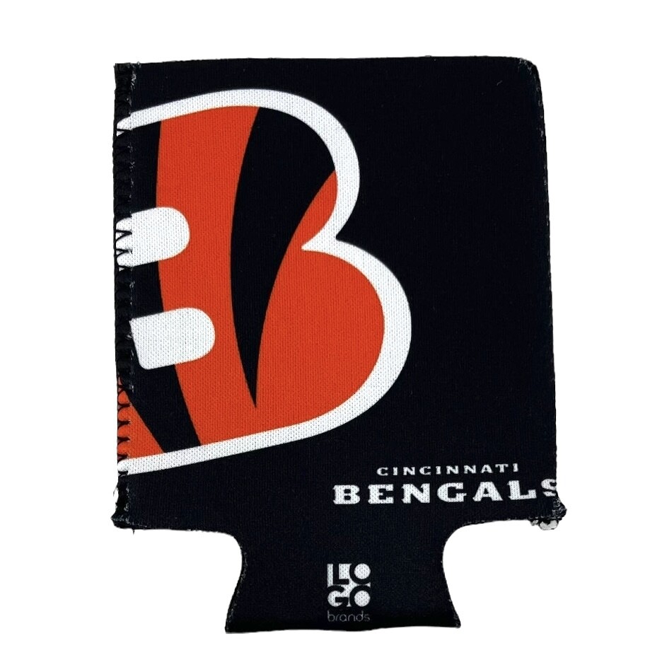 Cincinnati Bengals Oversized Logo 12 Ounce Can Cooler Koozie