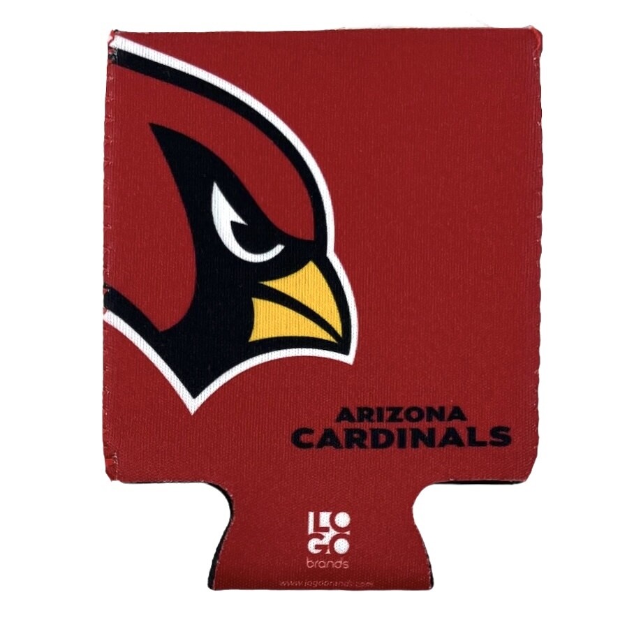 Arizona Cardinals Oversized Logo 12 Ounce Can Cooler Koozie