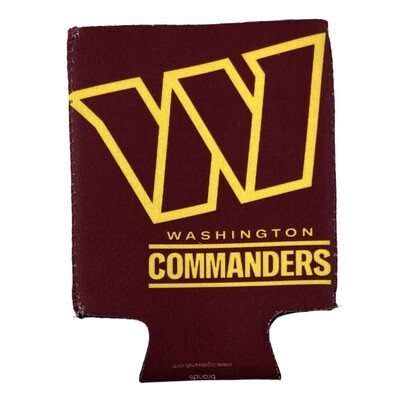 Washington Commanders Crest Logo 12 Ounce Can Cooler Koozie