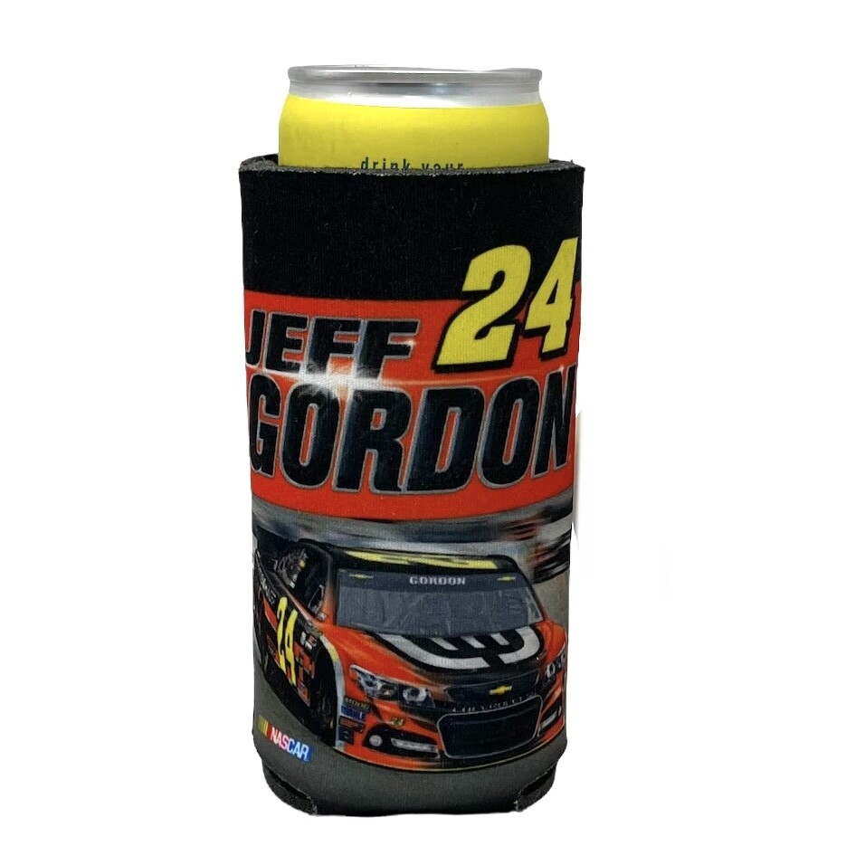 Jeff Gordon 12 Ounce Slim Can Cooler Koozie