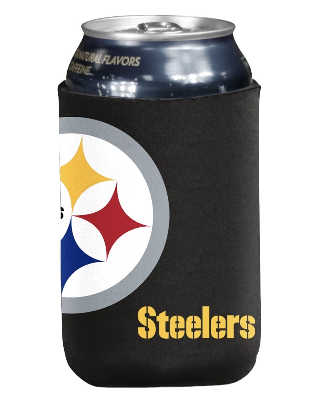 Pittsburgh Steelers Oversized Logo 12 Ounce Can Cooler Koozie