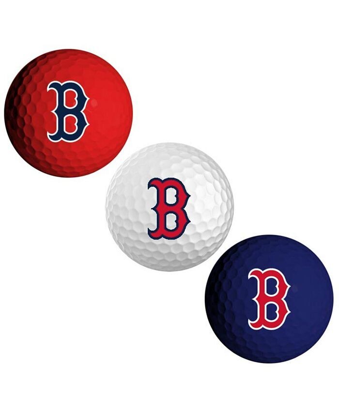 Boston Red Sox Set of 3 Golf Balls