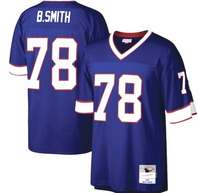 Buffalo Bills Bruce Smith 1990 Royal Blue Men's Mitchell & Ness Legacy Jersey