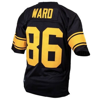 Pittsburgh Steelers Hines Ward 2008 Color Rush Men's Black Mitchell & Ness Legacy Jersey