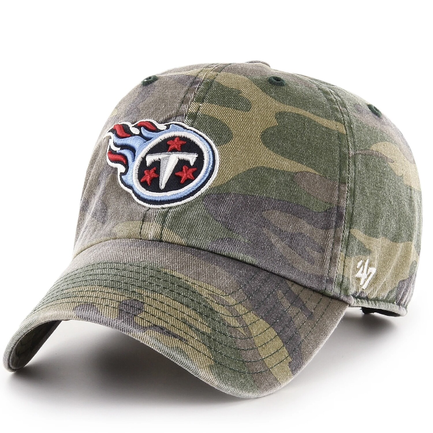 Tennessee Titans Men’s Camo 47 Clean Up Adjustable Hat