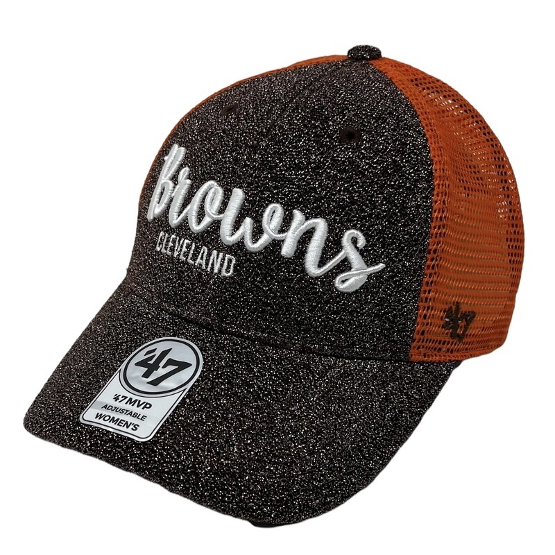 Cleveland Browns Women’s Metallic 47 Brand MVP Adjustable Hat Cleveland Browns Women’s Metallic 47 Brand MVP Adjustable Hat