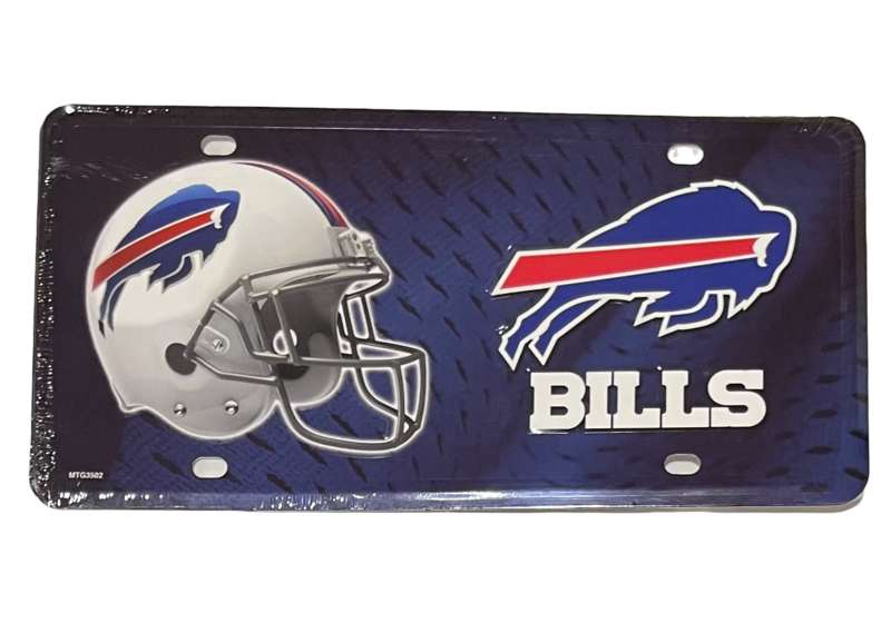 Buffalo Bills Lightweight Metal License Plate Buffalo Bills Lightweight Metal License Plate