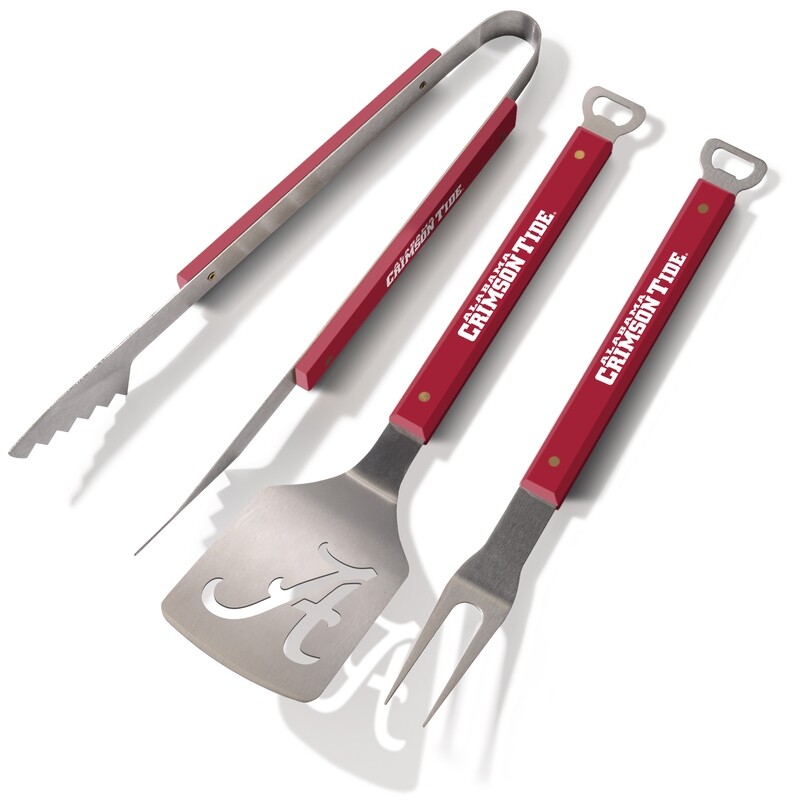 Alabama Crimson Tide Spirit Series 3-Piece BBQ Set Alabama Crimson Tide Spirit Series 3-Piece BBQ Set