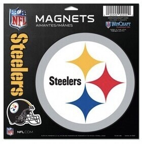 Pittsburgh Steelers Vinyl Magnets 3 Pack