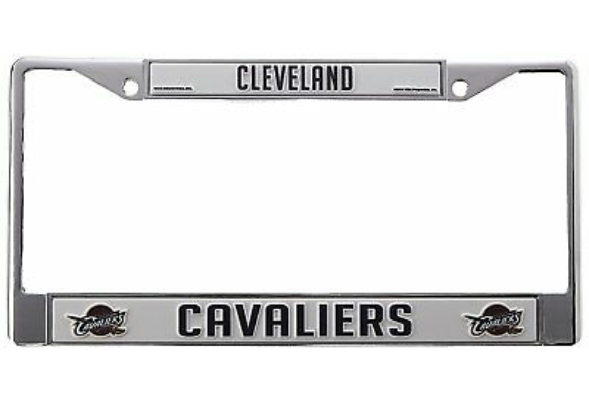 Cleveland Cavaliers Chrome Metal License Plate Frame