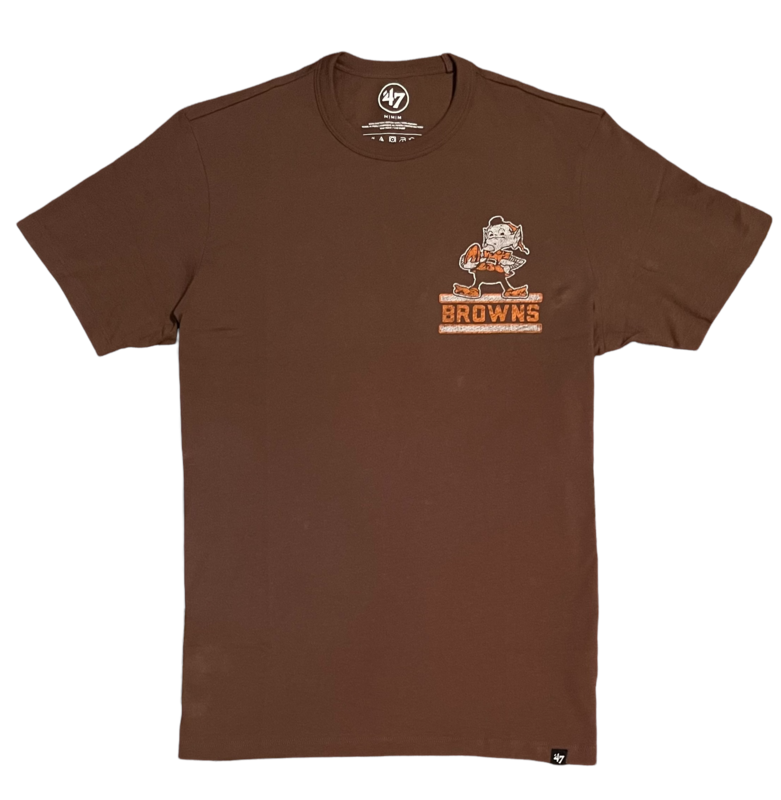 Cleveland Browns Men’s Distressed 47 Brand T-Shirt