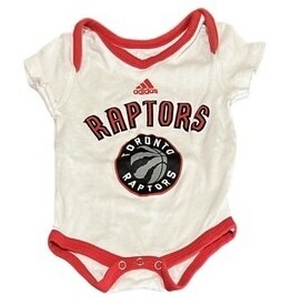Toronto Raptors Adidas Baby Short Sleeve Onesie
