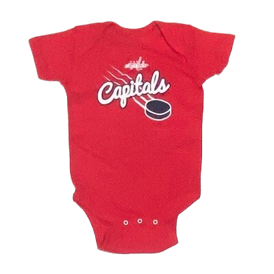 Washington Capitals Baby Short Sleeve Onesie