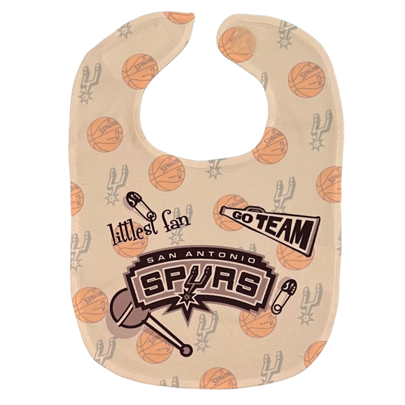 San Antonio Spurs Mesh Baby Bib