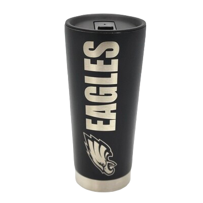 Fanatics Philadelphia Eagles 18oz Coffee Tumbler with Silicone Grip