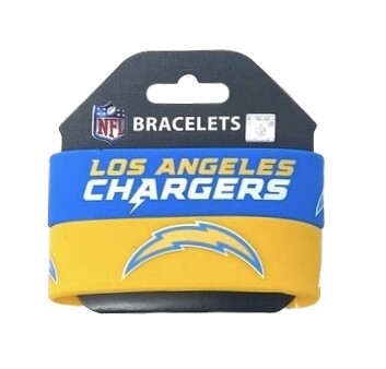 Los Angeles Chargers Rubber Bulk Wrist Bands