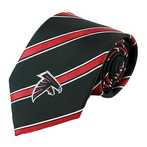 Atlanta Falcons Woven Poly Striped Tie
