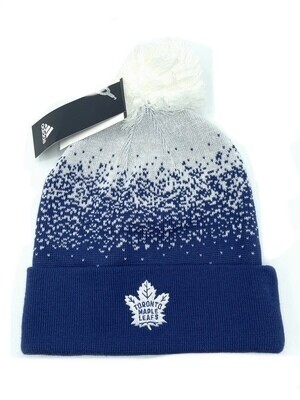 Toronto Maple Leafs Men’s Adidas Cuffed Pom Knit Hat