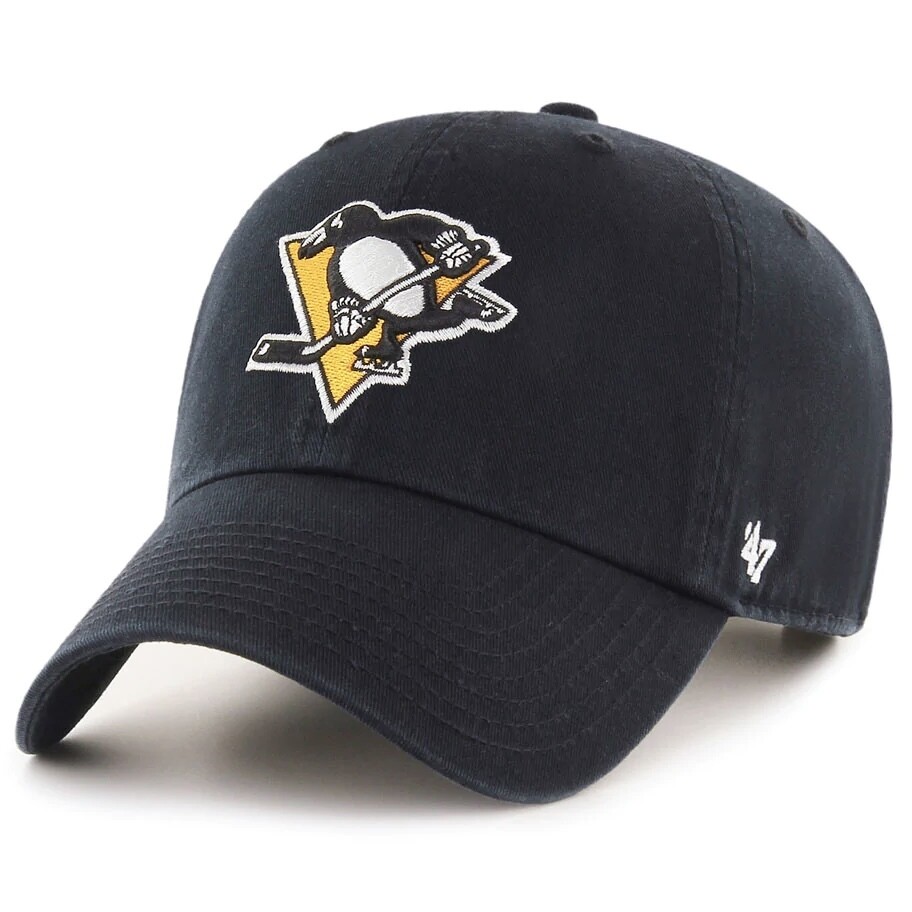 Pittsburgh Penguins Men’s 47 Brand Clean Up Adjustable Hat