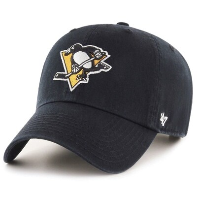 Pittsburgh Penguins Men’s 47 Brand Clean Up Adjustable Hat
