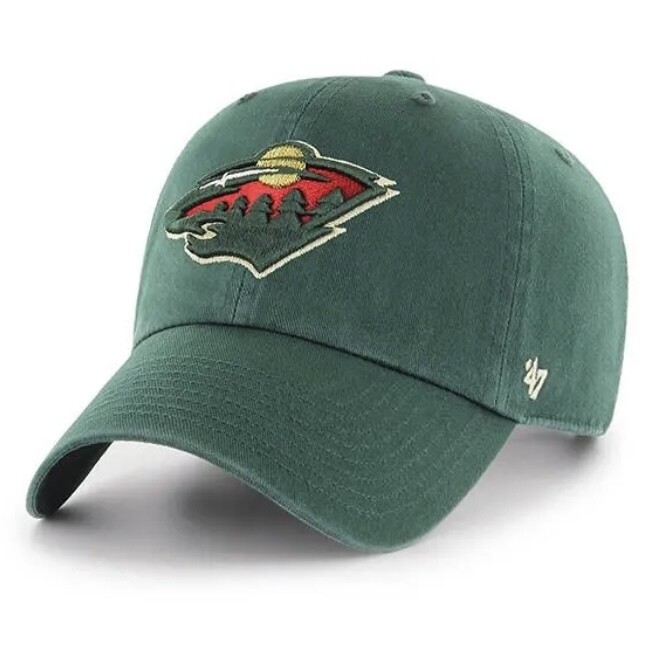 Minnesota Wild Men’s 47 Brand Clean Up Adjustable Hat