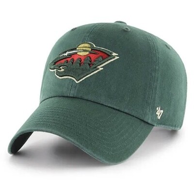 Minnesota Wild Men’s 47 Brand Clean Up Adjustable Hat