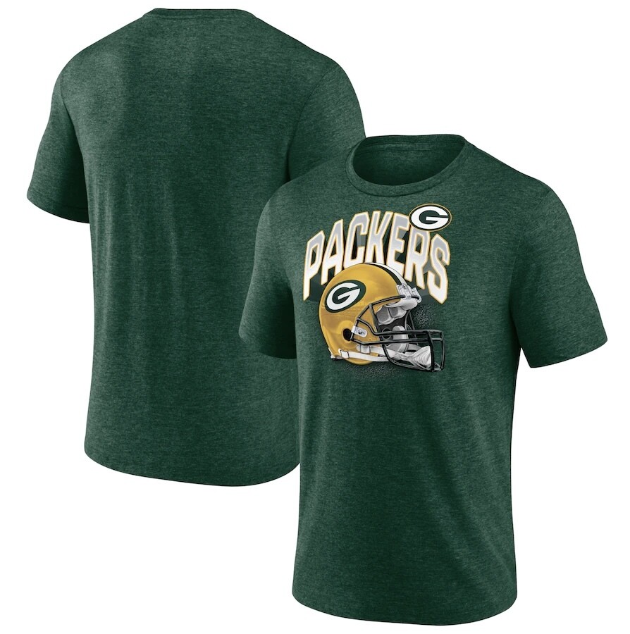 Green Bay Packers Men’s Fanatics End Around Dark Green T-Shirt