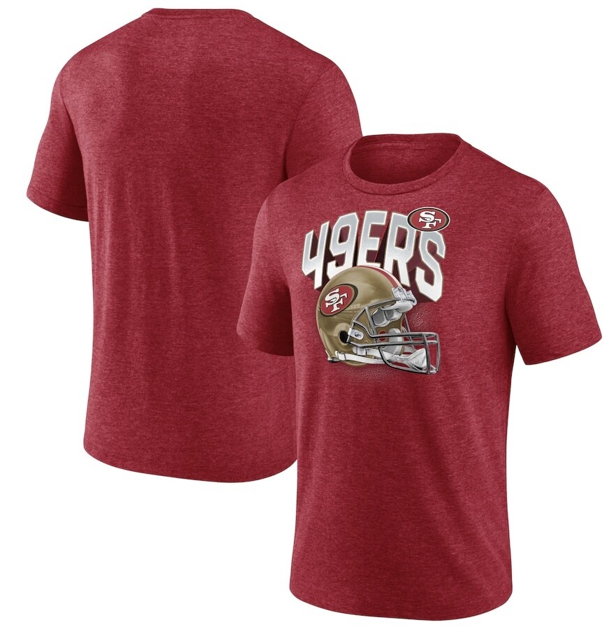 San Francisco 49ers Men’s Fanatics End Around Cardinal Red T-Shirt