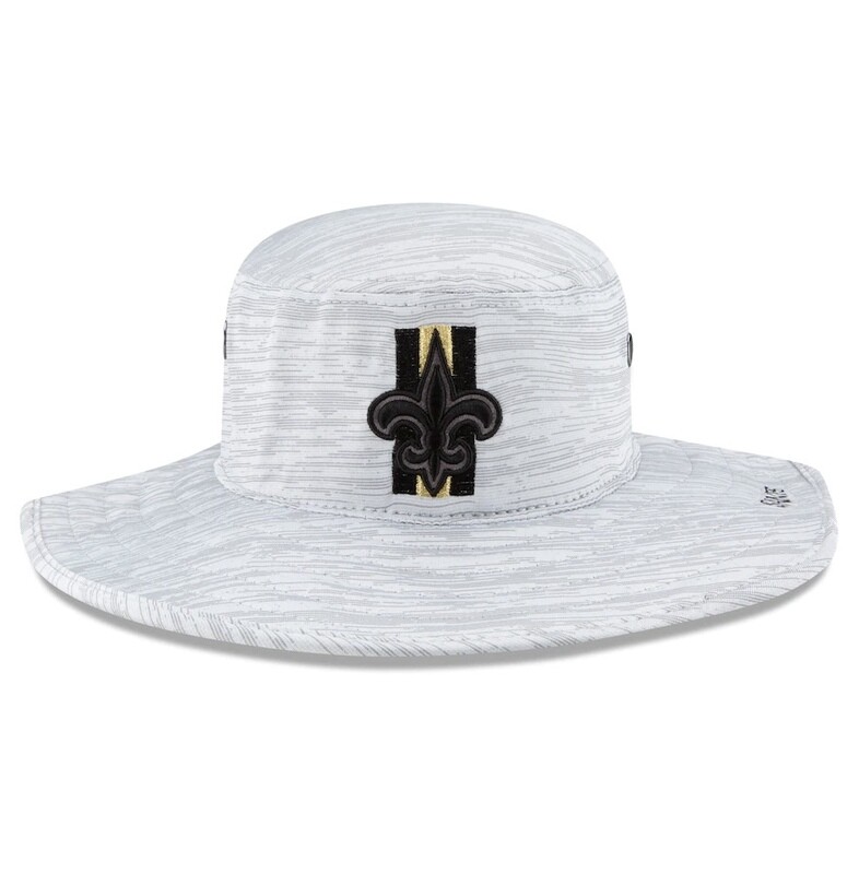 New Orleans Saints Men’s New Era Gray NFL Training Camp Official Panama Bucket Hat