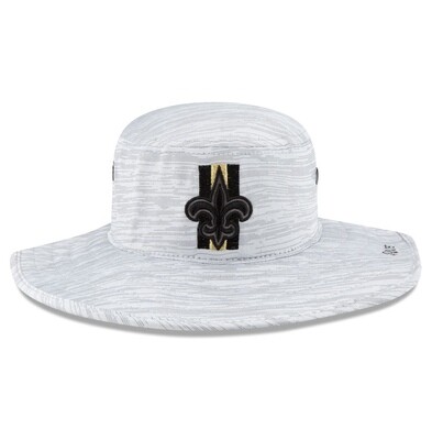 New Orleans Saints Men’s New Era Gray NFL Training Camp Official Panama Bucket Hat