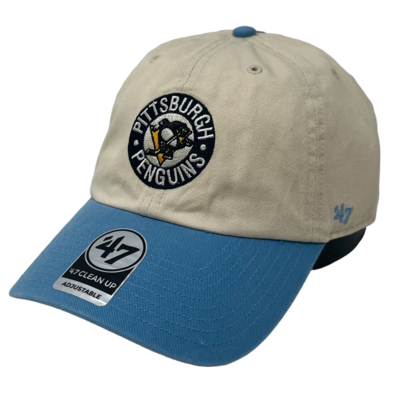 Pittsburgh Penguins Men’s 47 Brand Clean Up Adjustable Hat