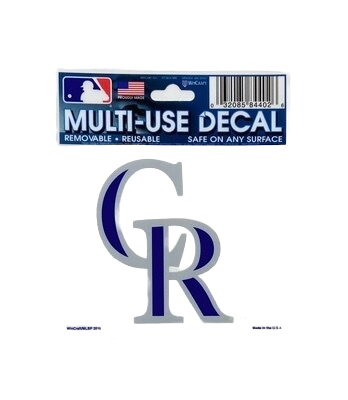 Colorado Rockies 3" x 4" Multi-Use Decal