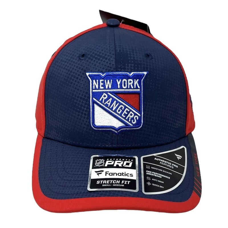 New York Rangers Men’s Fanatics Stretch Fit Hat New York Rangers Men’s Fanatics Stretch Fit Hat