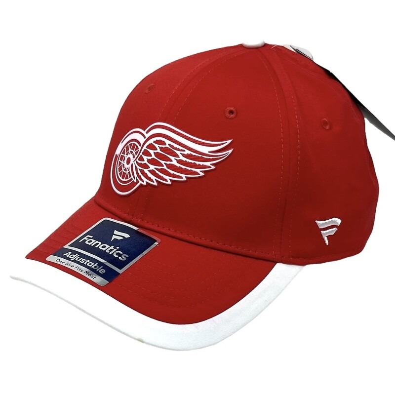Detroit Red Wings Men's Fanatics Defender Adjustable Hat