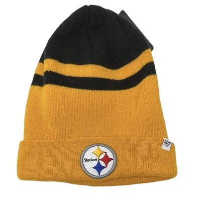 Pittsburgh Steelers Men’s Cedar Wood 47 Brand Cuffed Knit Hat