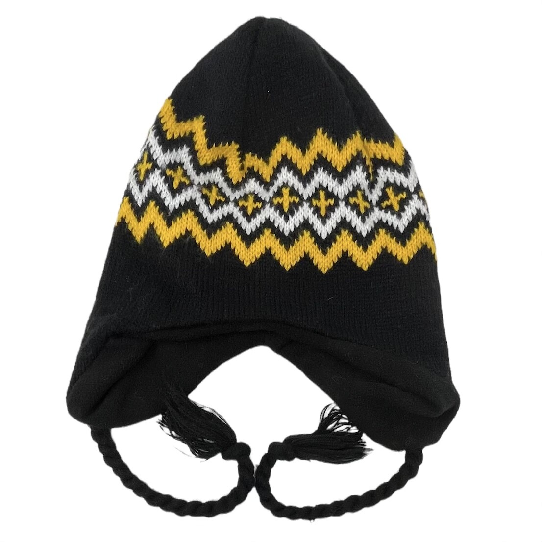Pittsburgh Steelers Men's Tassel Twist Pom Knit Hat