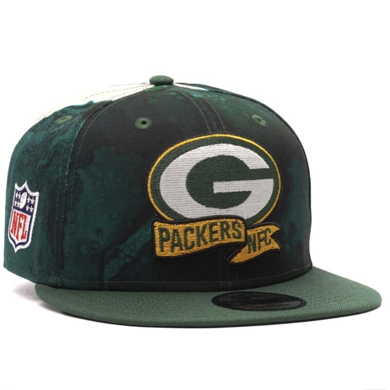Green Bay Packers Men's Sideline Ink New Era 9Fifty Snapback Hat Green Bay Packers Men's Sideline Ink New Era 9Fifty Snapback Hat