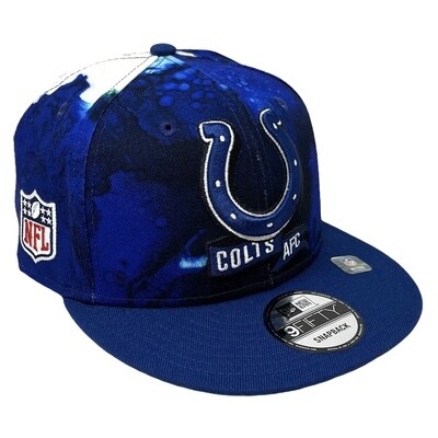 Indianapolis Colts Men's Sideline Ink New Era 9Fifty Snapback Hat