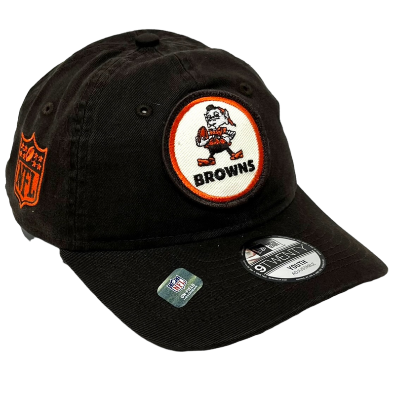 Cleveland Browns Youth Retro Sideline New Era 9Twenty Adjustable Hat